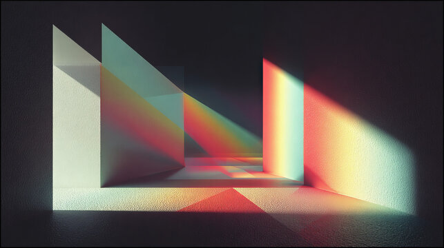 Prismatic Light Rays in Abstract Geometric Space