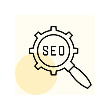 Search Engine Optimization vector, pixel perfect, illustrator file 
 