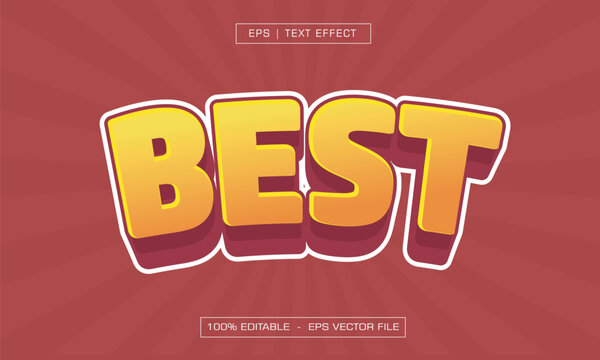 Best Retro Yellow Comic Text Effect