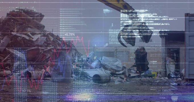 Animation of world map and data processing over football players