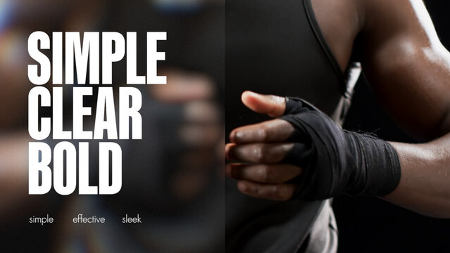 Sleek Glass Title Slides