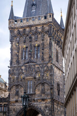 Obraz premium Detail of the ancient medieval 