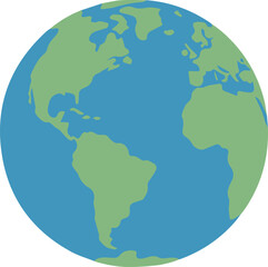 Obraz premium Earth with shipping routes and location pins
