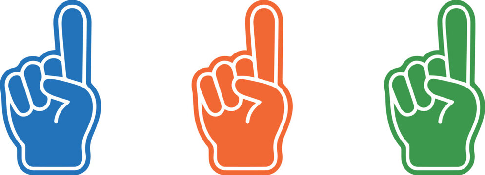 Foam hands for promotion event giveaway