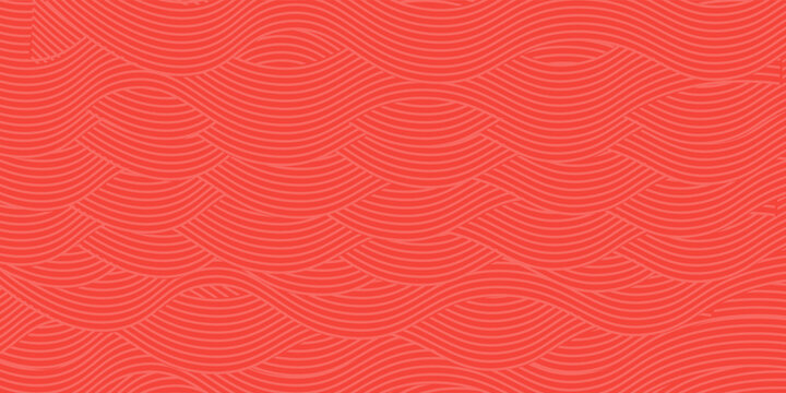 Abstract irregular orange and red color striped textured background. seamless geometric pattern design for certificate, invitation, textile, clothes, cover and others.