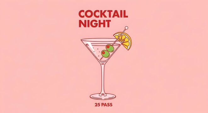 Exclusive Invitation Awaits: Join the Cocktail Night Celebration with a Special 25 Pass Promotion for Unforgettable Memories