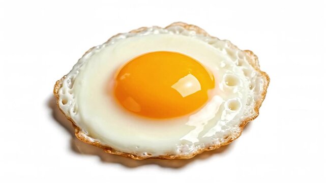 Single fried egg sunny side