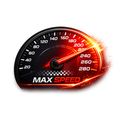 speedometer, max, speed, adrenaline, racing, concept, graphic, design, gauge, dashboard, instrument, cluster, automotive, car, vehicle, speed, fast, acceleration, motion, blur, performance, racing, mo © Else