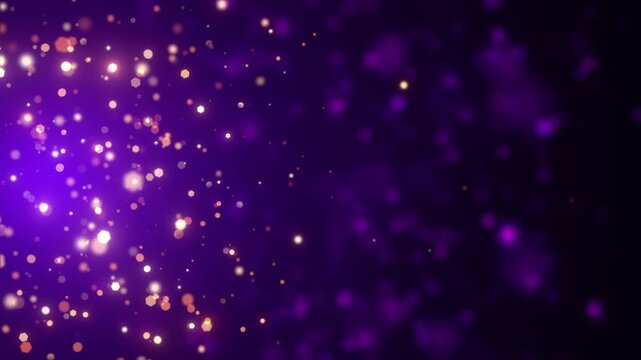 purple gradient abstract bokeh particles background