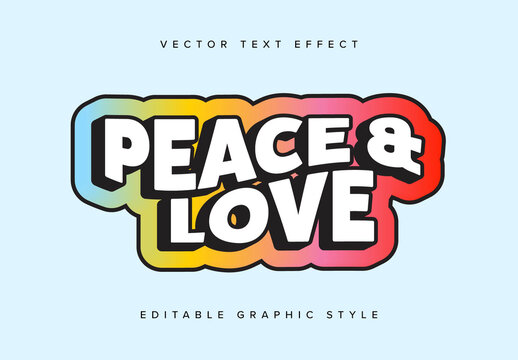 Bold Colourful Gradient Text Effect