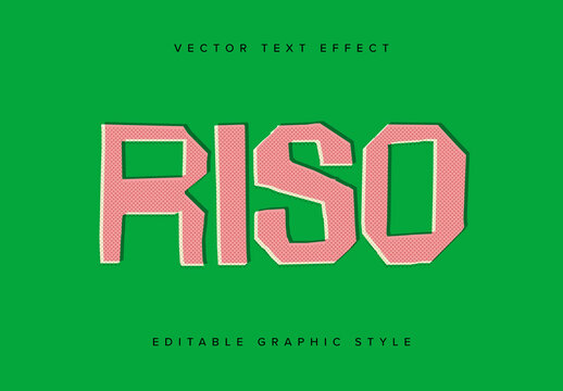 Offset Print Text Effect