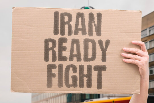 "Iran Ready Fight" Tehran moves toward active military posture. IRAN. WAR. MILITARY. CONFLICT. THREAT.
