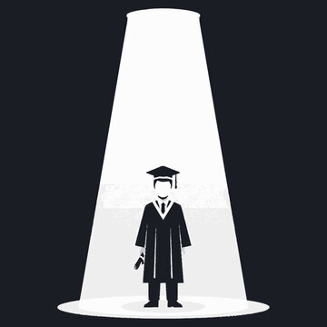 Graduation Ceremony Spotlight on Student Achievement.
