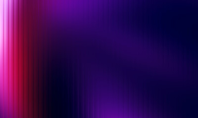 Fototapeta premium Dark violet and pink neon light stripes background with luxury glow.