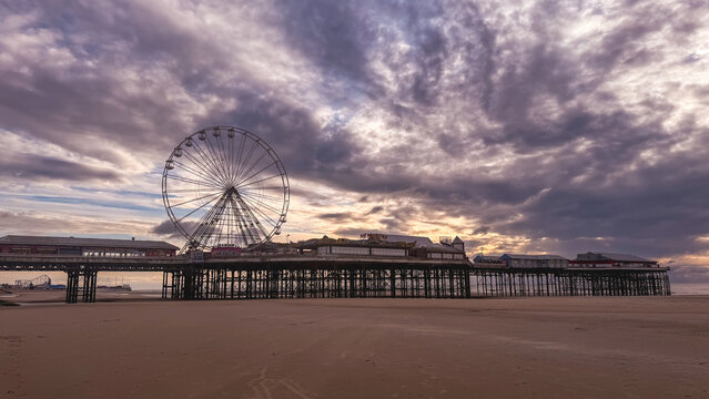 The central pier at Blackpool in The UK.