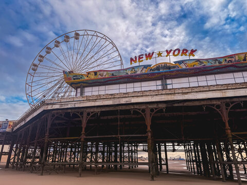 The central pier at Blackpool in The UK.