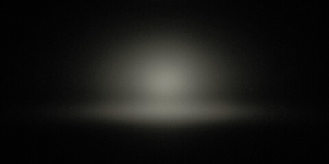 Obraz premium A bright light shining in the darkness of a black background
