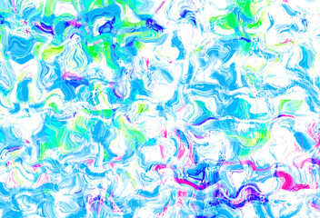 Obraz premium seamless pattern with blue and green leaves