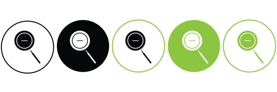 Zoom in icon vector. Logo Template illustration design.. Search icon set. zoom in and zoom out icons.with white background EPS10