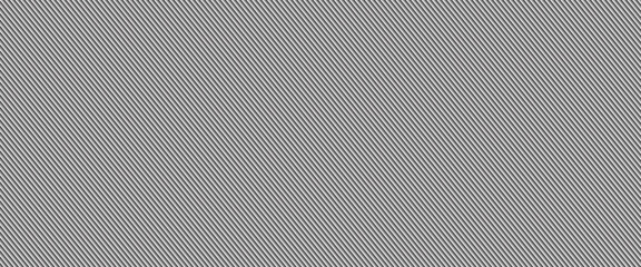 Obraz premium Narrow black-white vertical lines. Symmetric geometric ornament. Striped seamless pattern, abstract wallpaper. Digital paper for textile print, page fill. Vector