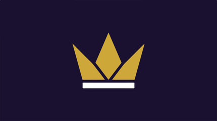 Obraz premium Golden Crown Symbolizing Royalty and Leadership on Dark Background.