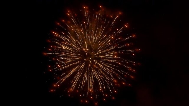 Fireworks Show With Grand Finale