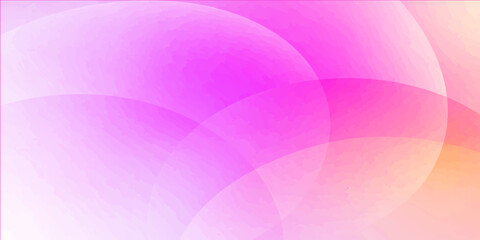Obraz premium An abstract pink and purple wallpaper features a smooth wave pattern with digital lines and light circles on a flowing vector backdrop design