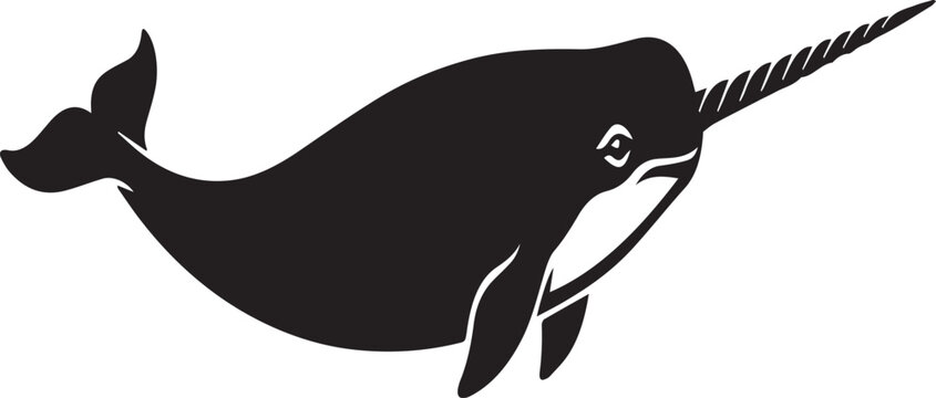 Narwhal Unicorn Of The Sea Silhouettes