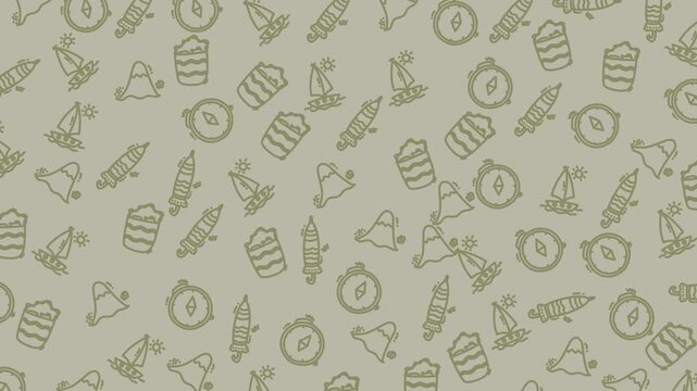 bakery doodle pattern background seamless texture for design projects