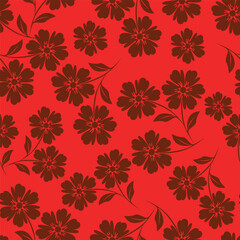 Fototapeta premium seamless floral pattern