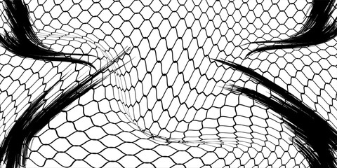Mesh texture for fishing nets. Seamless pattern for sportswear or soccer goal, volleyball net, basketball hoop © fahreza