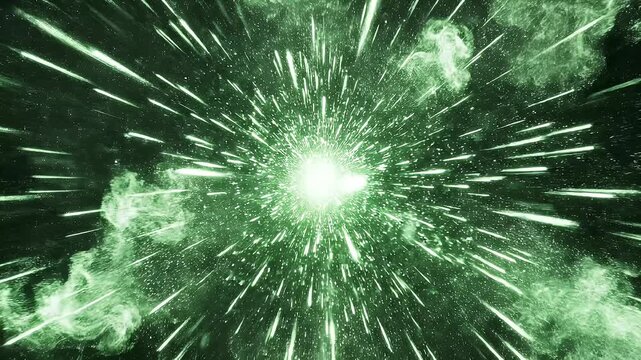 green line shine speed loop animation