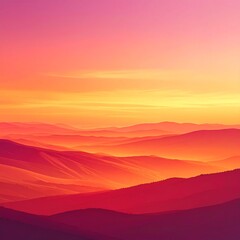 Obraz premium Warmer Farbverlauf inspiriert vom Sonnenuntergang
