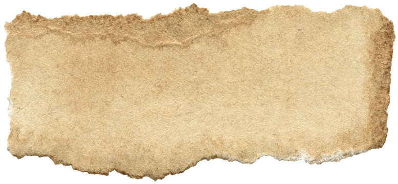 torn blank pages with uneven texture edges. set of ripped white paper sheets png  crumpled torn paper page. Isolate on a white background. Dusty shabby folds. For design and titles.