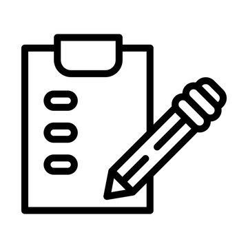 Clipboard Vector Icon