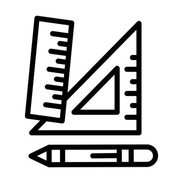 Protractor Vector Icon