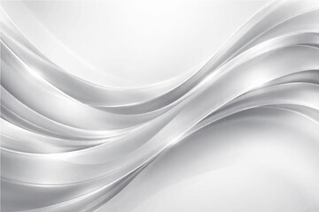 Obraz premium Elegant, undulating waves, flowing across a canvas, create a sense of movement, depth, and sophistication. The seamless blending of curves, forms a backdrop perfect for any design or project.