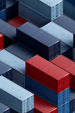 3D cargo stack geometry with modular container alignment