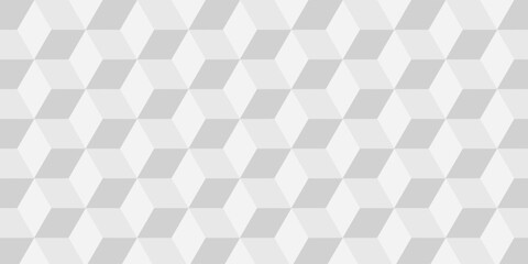 Fototapeta premium Seamless geometric pattern isometric cubic. Mosaic cube pattern vector tile blank wallpaper. 