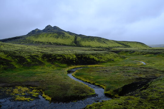 Grassy Peak on Landmannalaugar