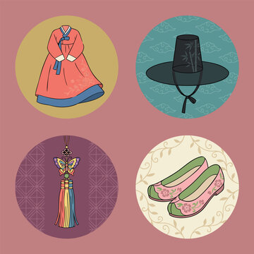 Traditional Korean Clothing and Accessories Collection.