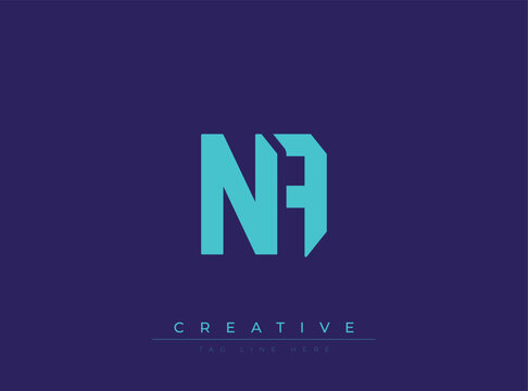 Modern geometric logo design with stylish letter N3 creative branding