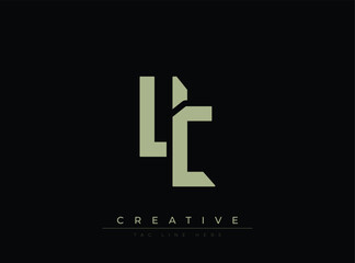 Fototapeta premium Modern Minimalist Creative Logo Design With Abstract Letter L Typography