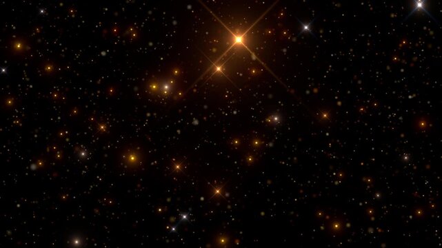 sparkling decorative lights background gold dust animation