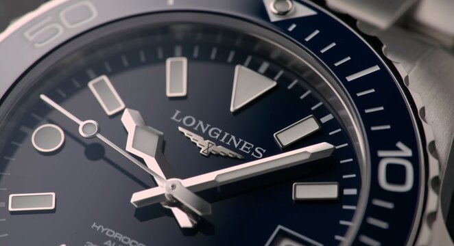 Longines Hydroconquest, luxury, Swiss watch, wristwatch.