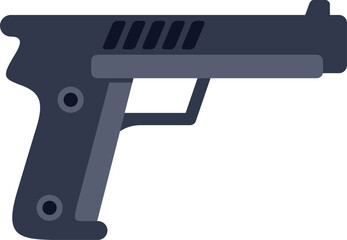 Fototapeta premium Handgun illustrating safety, security, defense, and law enforcement concepts
