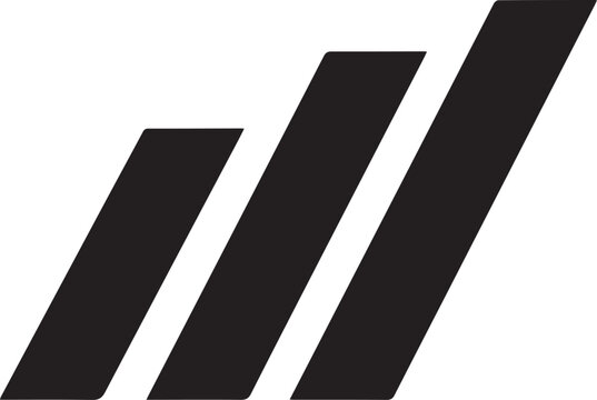 Black, diagonal, parallel lines, abstract vector graphic, design element, modern stripes