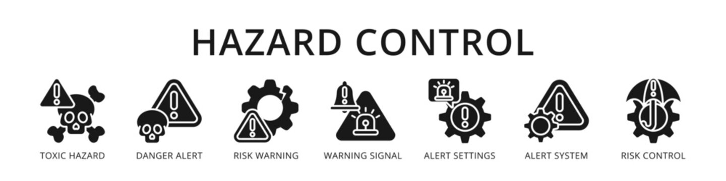 Hazard Control Complete Industrial Safety System from Toxic Hazard and Danger Alert to Alert System and Risk Control