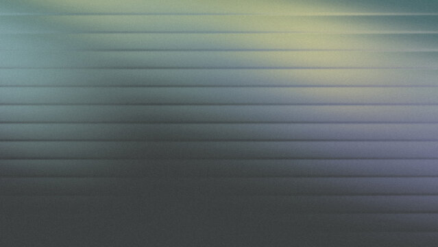 Ribbed fractal glass gradient background with grain texture and horisontal prism distortion in dark gray, violet, yellow, and blue tones
