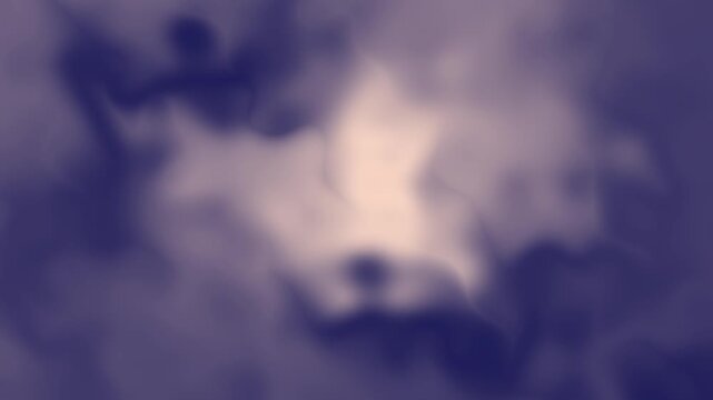 Abstract Purple Clouds Misty Motion Looping Animation.Motion Graphics Footage